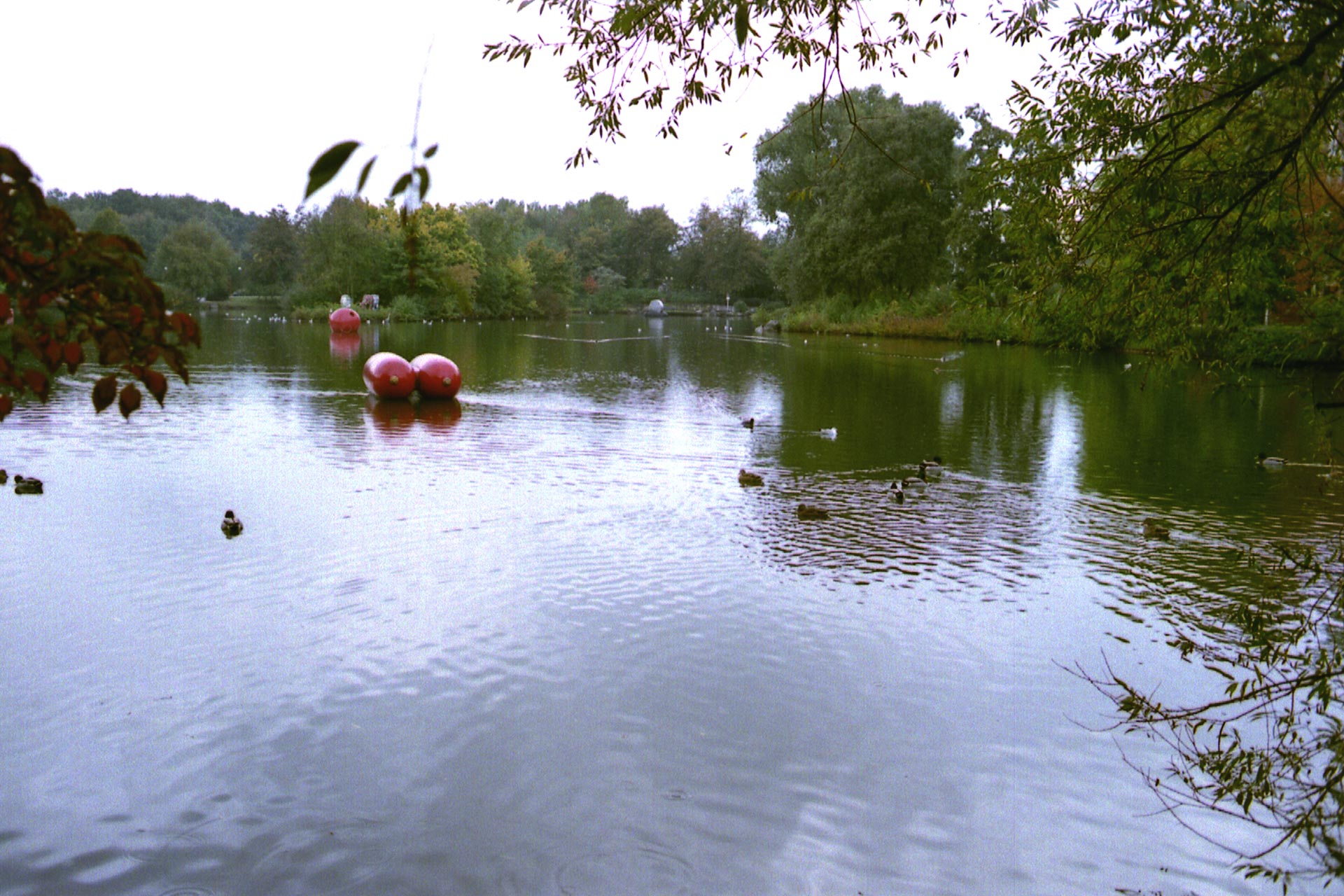 Klaus Osterwald Unterwasser-Klanginstallation Glaskasten Marl